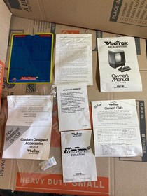 GCE Vectrex Arcade System Game Console Complete With Box Tested And Working