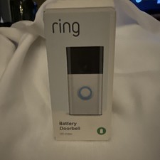   New   Ring Battery Doorbell 2024 HD Smart Wifi Video Doorbell - Satin Nickel