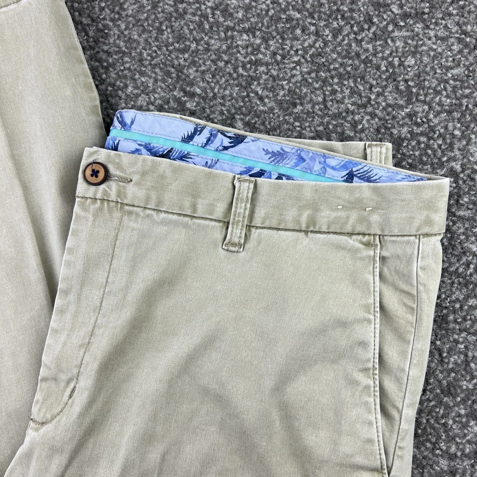 Tommy Bahama Pantalones Para Hombres 36 Gris Denim Jeans Exterior Bolsillos Informales Caimán 36x29 Foto 2 de 4