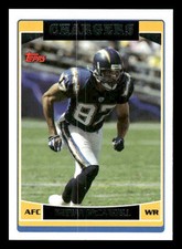2006 Topps San Diego Chargers #SD9 Keenan McCardell San Diego Chargers