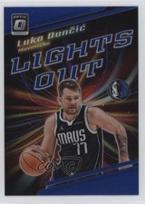 2023 Panini Donruss Optic Lights Out Blue Prizm 4/49 Luka Doncic Dončić #3 12ln