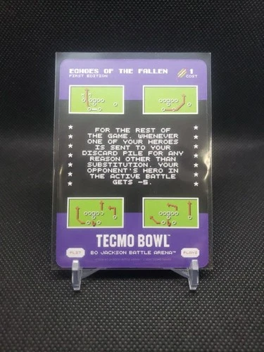 Echoes Of The Fallen #2 2026 Bo Jackson Battle Arena Tecmo Bowl Plays SP #PL27
