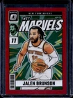 2024-25 Donruss Optic Jalen Brunson Net Marvels Red #58/99 Knicks