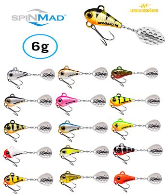 SpinMad Originals 6g Alle Farben -Lieblingsköder