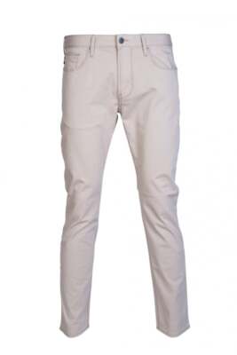 EMPORIO ARMANI J06 SLIM FIT ZIP FLY BEIGE STRETCHY JEANS W36/ 38