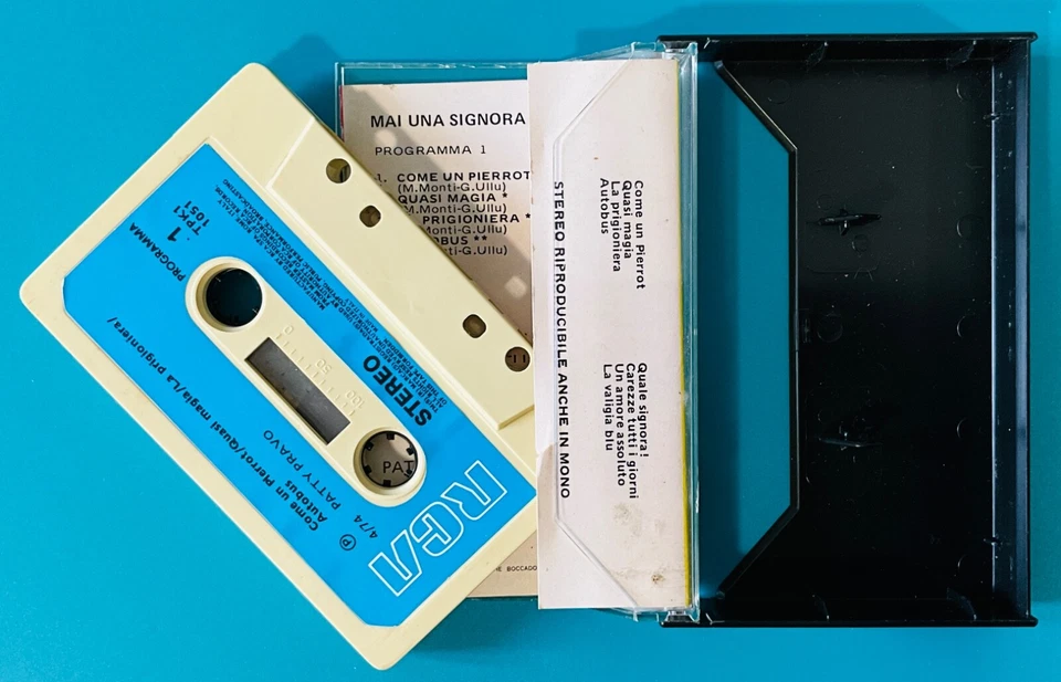 PATTY PRAVO Rara MC MAI UNA SIGNORA 1974 RCA LA VALIGIA BLU Autobus QUASI MAGIA  - Image 2 of 2