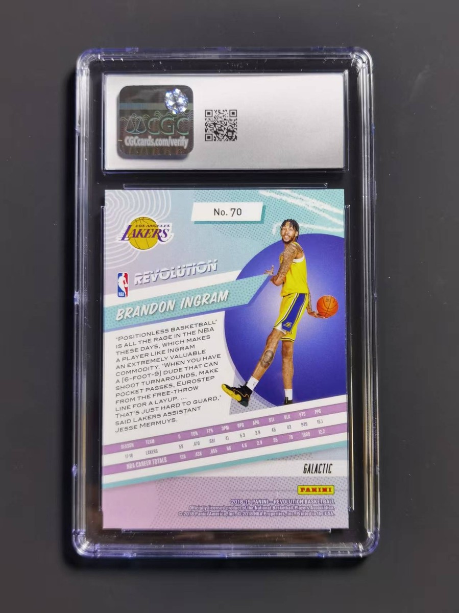 2018-19 panini revolution Brandon Ingram galactic SSP CGC9
