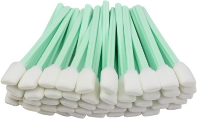 100pc 5.1'' Square Rectangle Foam Cleaning Swab Sticks for Solvent Format Inkjet
