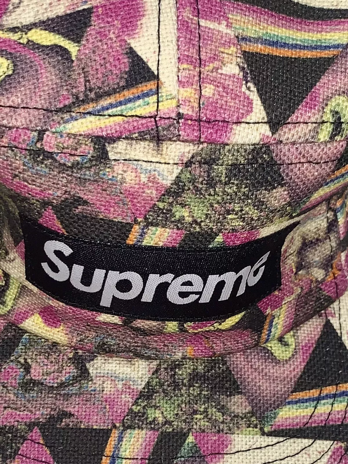 Casquette de camp Supreme Liberty Thorgerson Pink Floyd Dark Side of the Moon neuve FW13