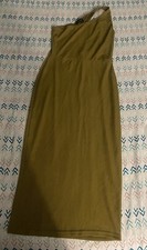 Pretty little thing green bodycon dress- UK 10, USA Size 6-Preowned