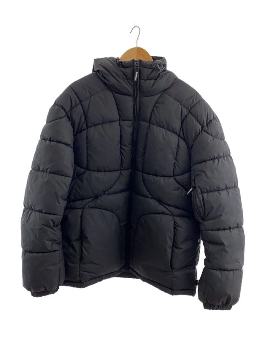 Doudoune Supreme XL polyester noir uni occasion