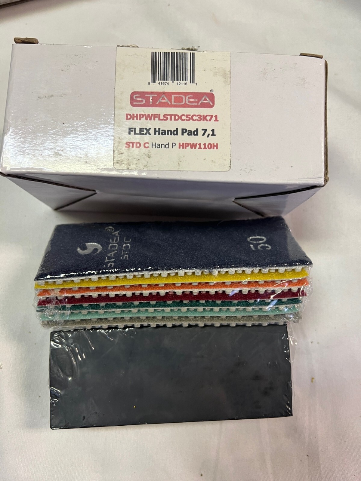 Stadea HPW110H Diamond Hand Polishing Pads Flexible for Concrete Glass Marble St