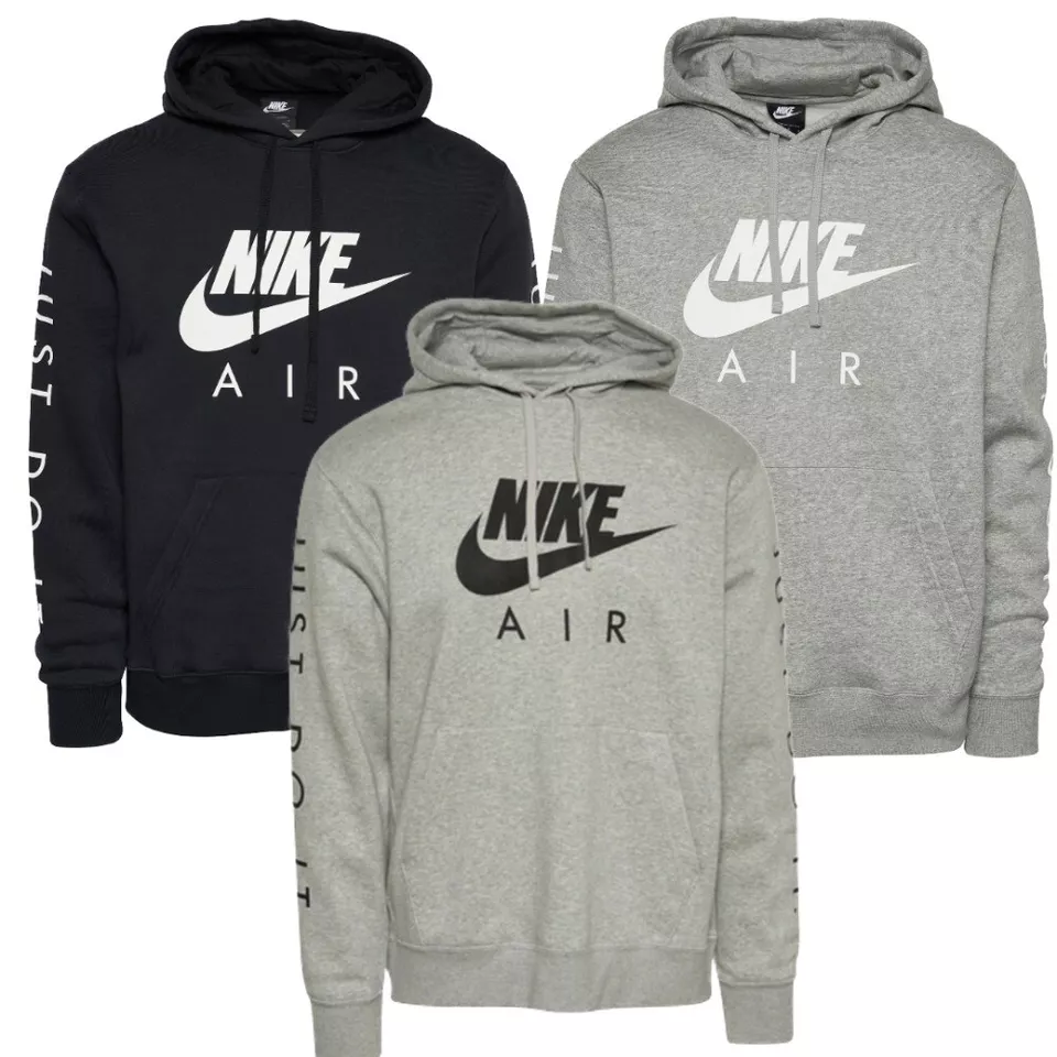 Nike Men's Hoodie NSW Athletic Pullover Air Max Just Do It Hooded Sweatshirt