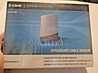 D-Link DCM202 DOCSIS 2.0 Cable Modem New Sealed Vintage Networking