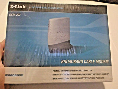 Cable Modem D-Link DCM-202 DOCSIS 2.0 Sealed NEW