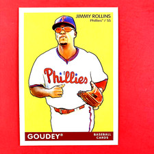 Jimmy Rollins 2009 Upper Deck Goudey Card #154 MLB Philadelphia Phillies