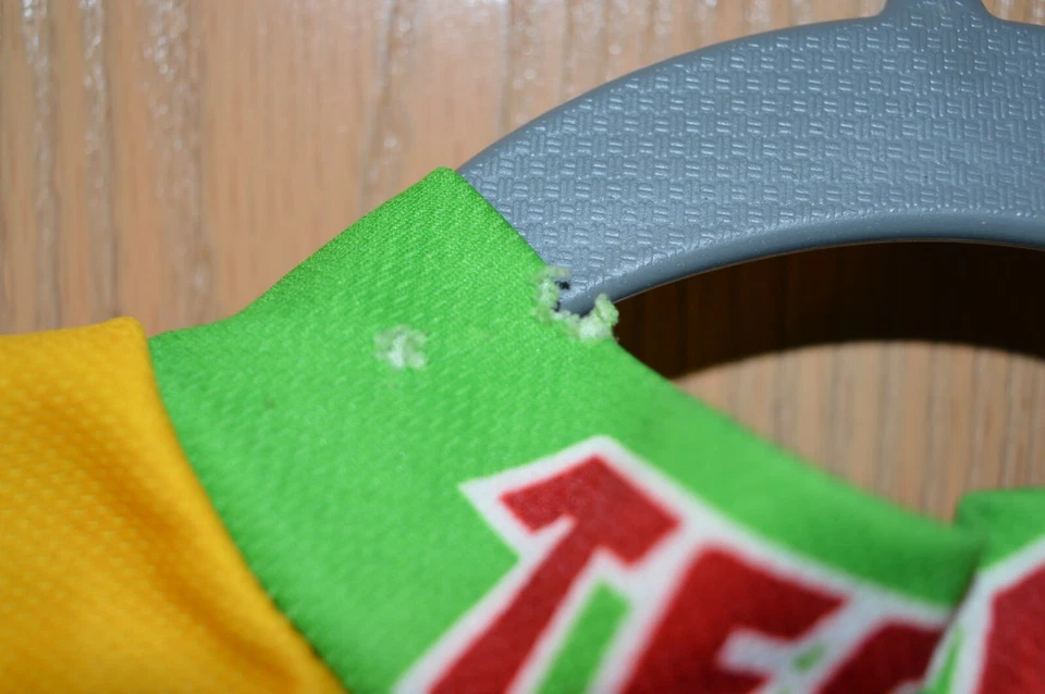 Camiseta masculina World Jerseys ciclismo XL verde manga curta logotipo bolsos Cancun - Imagem 3 de 3