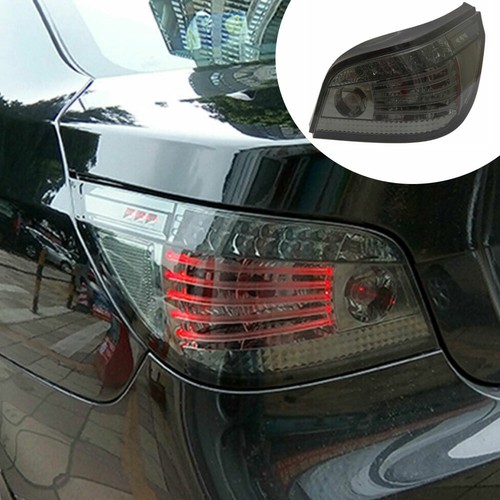 LED Tail light Assembly For BMW E60 2004-2010 Dark Turn yellow Signal 1 pair - Picture 1 of 12