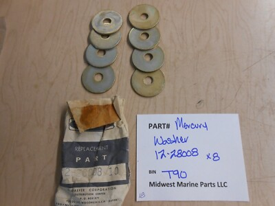 #ad 12 28008 Mercury washer 8 NOS T90 $17.99