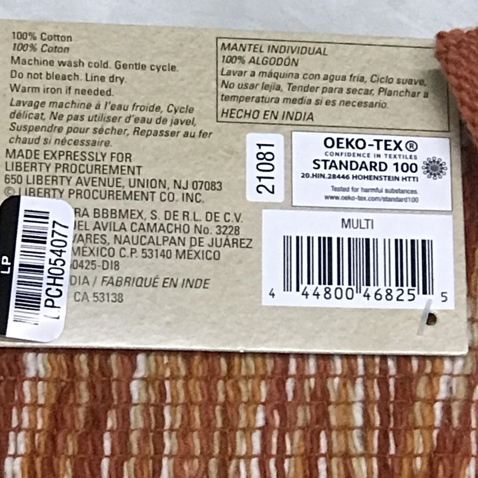 1- Multi Woven Placemat 14x19” - Image 4 of 4