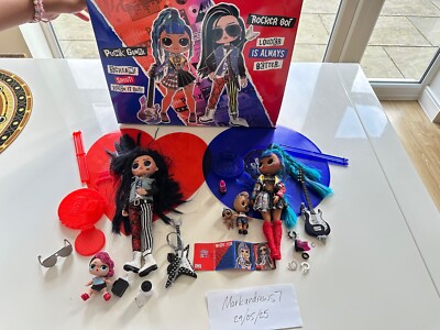 LOL OMG Puppe - Punk Grrrl & Rocker Boi - Top Zustand + ihre Geschwister!