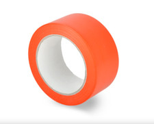 Orange Industrial floor Hazard  Safety marking PVC tape 100 X 33 MM
