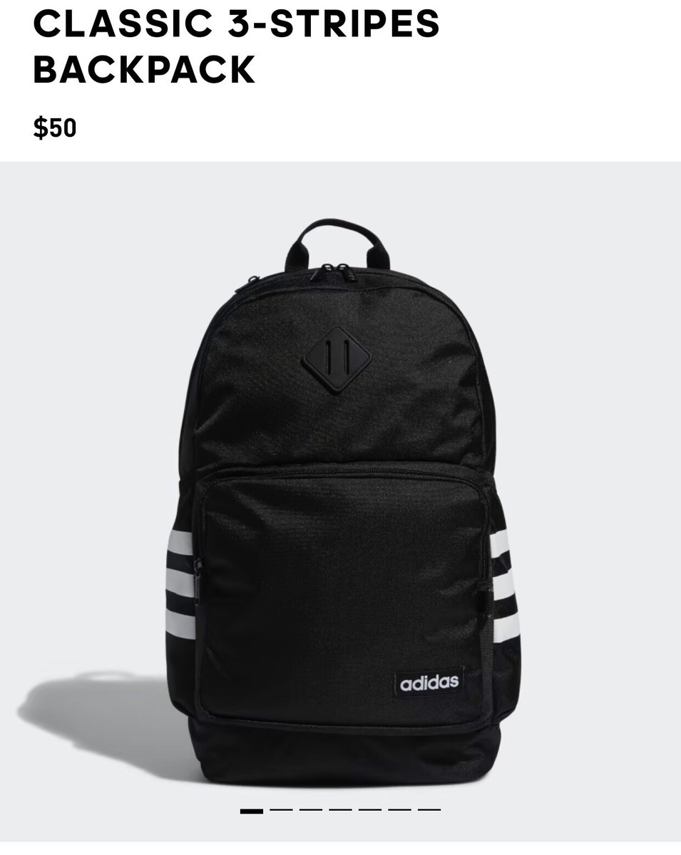 adidas black and pink backpack Used Adidas BACKPACK BLK/PINK BB/SB Player Backpack Black