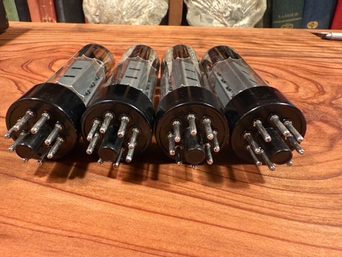 NEW Siemens NOS EL34 6CA7 Matched Quartet - Maxi Matcher tested - Fast Shipping - Picture 7 of 9