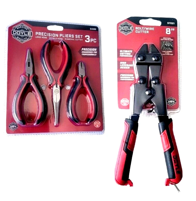 Professional-grade combination needle-nose pliers / wire stripper