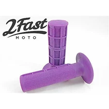 2FastMoto Twist Throttle 7/8" Handlebar MX Grip Set - Purple  2fm-42-24631