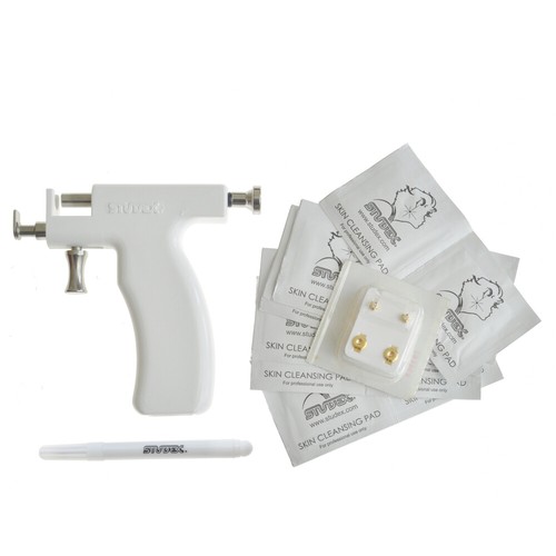 STUDEX EAR PIERCING KIT GUN EARRINGS STUDS FREE EXTRAS eBay