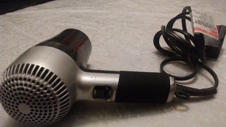 Secador de pelo secador de pelo Goody negro plateado Foto 3 de 4