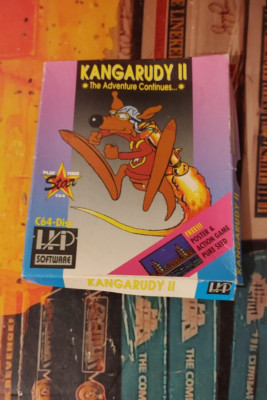 Kangarudy II (Haip 1993) Commodore 64 (Disk, Box) works ok 8-bit