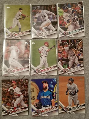 2017 Topps Baseball Update Series All Star Game Singles Pick Your Player Card