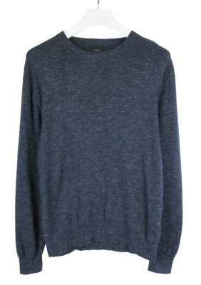 J.Crew Pullover Herren Groß Dunkelblau Pullover Rundhals Dehnbar Freizeit