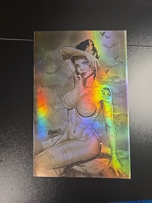 BRIDE OF FRANKENSTEIN CREATURE COMMANDOS COSPLAY FOIL ARTBOOK BY GREGBO GWEN 3/6