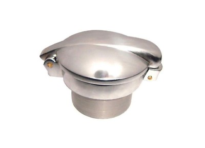 3" Aleación Monza Gasolina Tanque Combustible Flip Tapa Café Racer Ajs BSA Con E - Foto 6