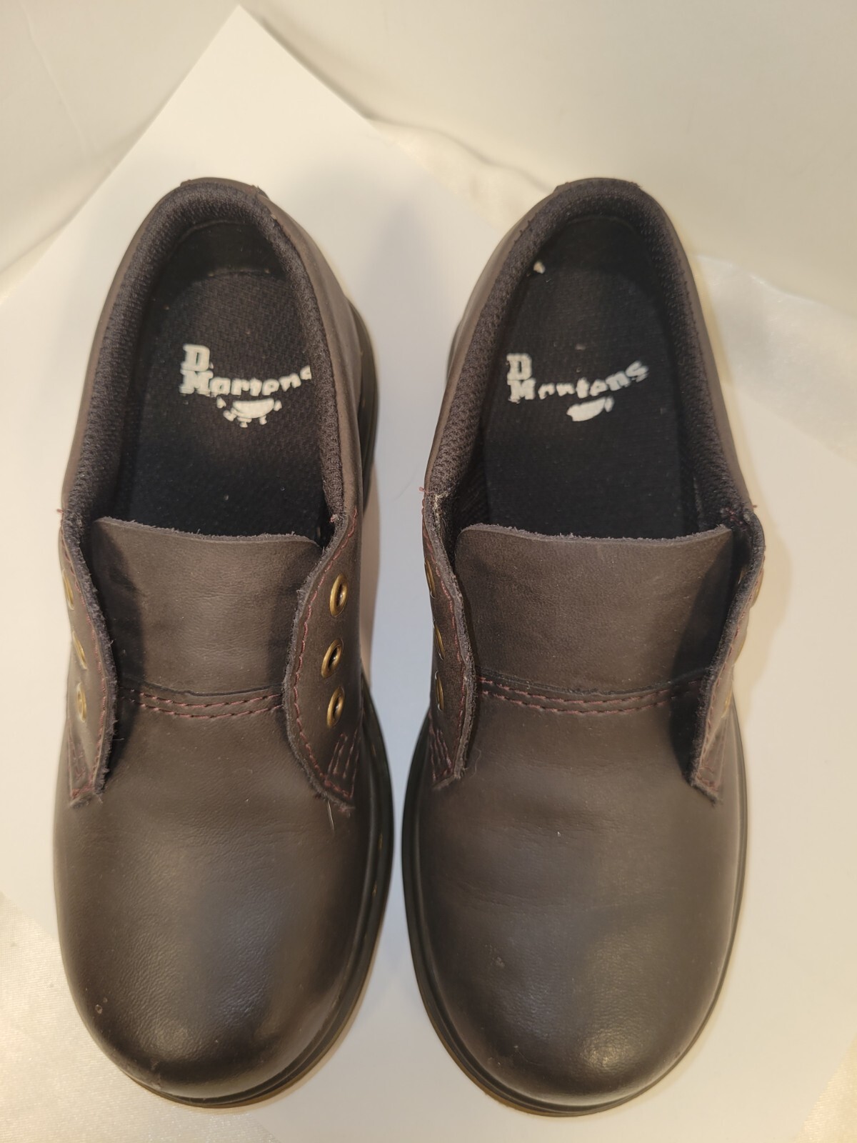 SAOLA Scarpe da bambino Dr. Martens Oxford pelle marrone ragazzi US 11 suola ammortizzata ad aria pulita