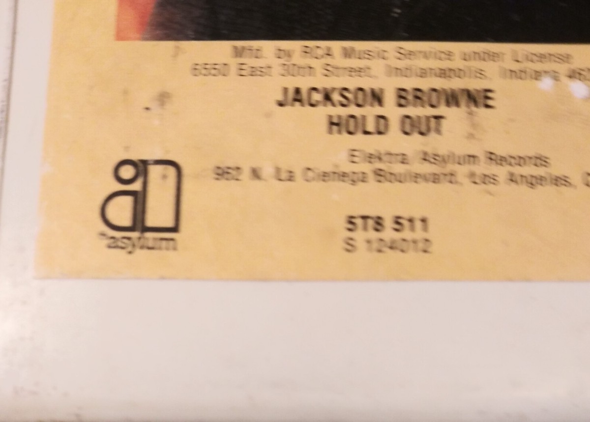 8 track-Jackson Browne-Hold Out-REFURBISHED & TESTED! | eBay