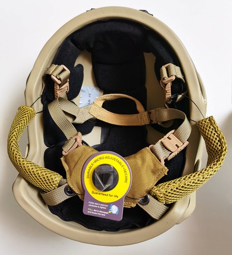 Maritime NJI IIIA Bulletproof Helmet UHMW-PE BALLISTIC Upgrade Fast Helmet DE - Picture 6 of 8