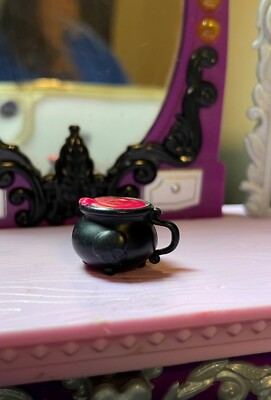 Monster High Coffin Bean Café Doll Mug Cauldron Cup Espresso Coffee Accessory