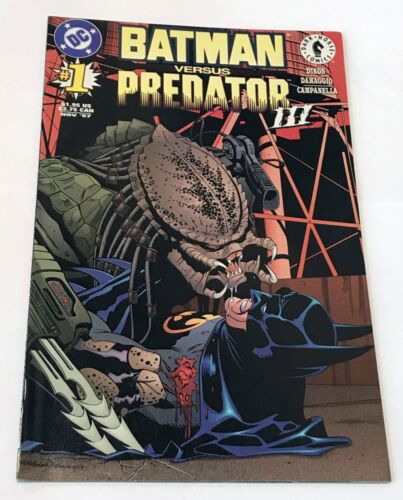 Batman Versus Predator III #1, DC Comics - 1997 - Picture 1 of 9