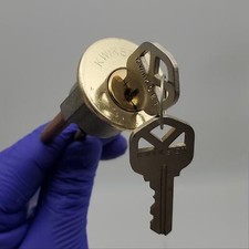 Kwikset Deadbolt Lock Cylinder 4680 Bright Br...
