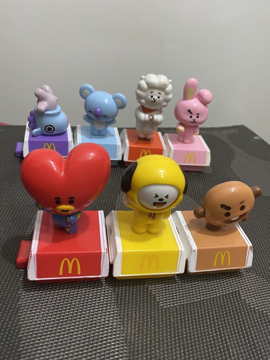 BTSドーナツフィギュア McDonald's BTS Figure BT21 Loose Complete Full Set | eBay