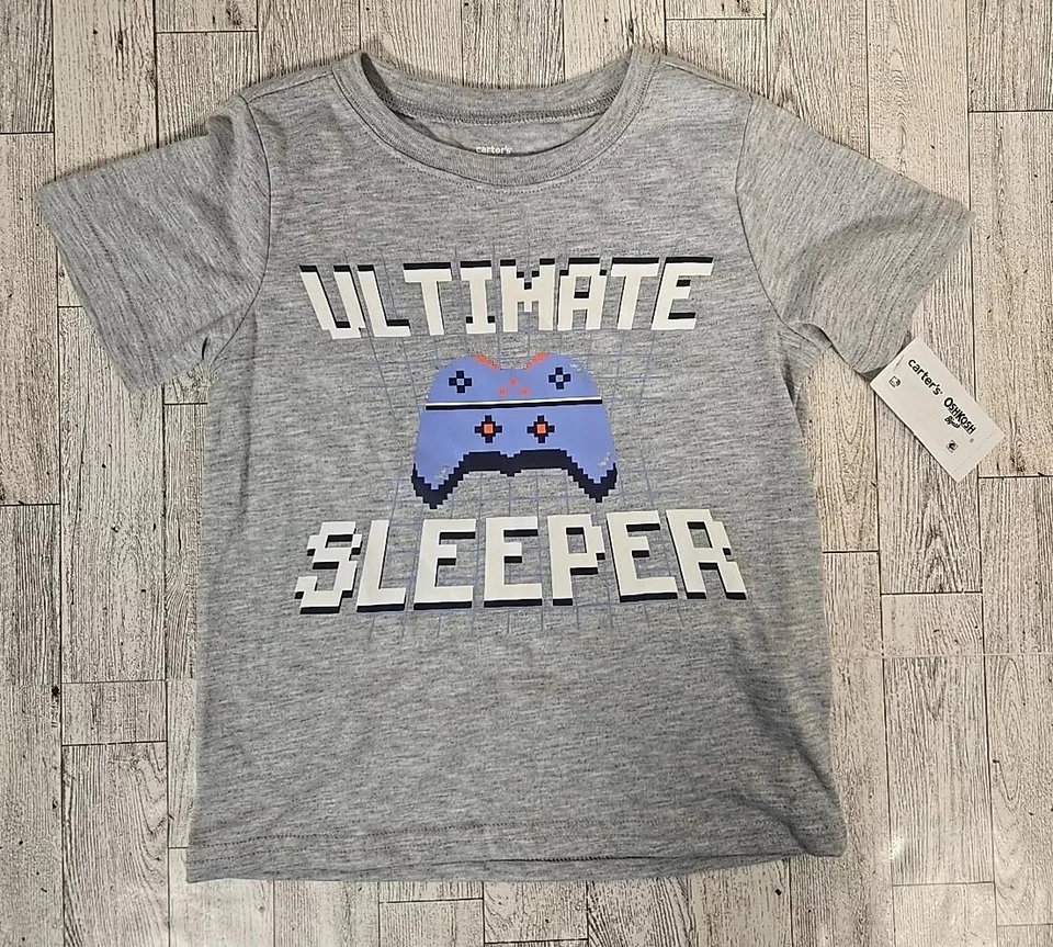 Juego de pijama Carters para niños 5 Ultimate Sleeper Gaming 3 piezas conjunto 2 pantalones NUEVO Foto 2 de 4