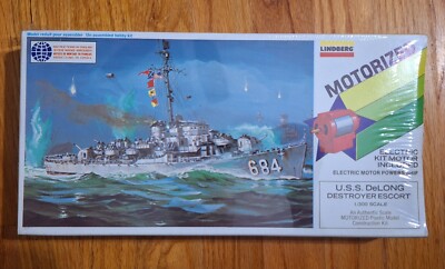 Motorized USS DeLong 1/300 Scale, By LINDBERG
