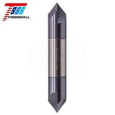 2 Flute 90 Degree Solid Carbide 1/2"x3" Chamfer Mill - Double End - AlTiN Coated