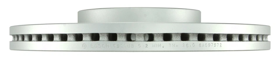 Rotor de freno de disco delantero QuietCast Bosch 2007-2018 Lincoln MKX 2008 2009 2010 Foto 4 de 4