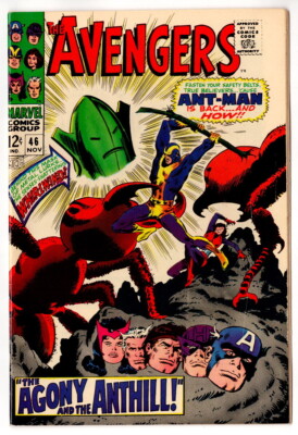 The Avengers #46,  ''The Agony and the Anthill!'', October 1967 BETTER GRADE