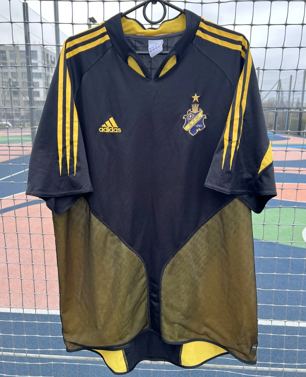 Maillot AIK Stockholm 2010 - Nike Noir, Taille S Homme, (occasion Très Bon état)